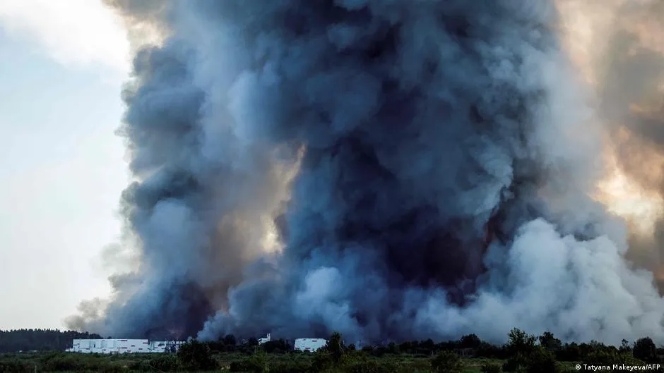 Ukrainian Drone Strikes Hit Russian Facilities